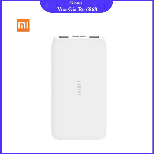 Pin Sạc Dự phòng Xiaomi Redmi 10000mAh/20000mAh PB100LZM - power bank BẢO HÀNH 6 Lỗi 1Đổi 1