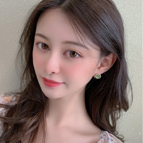 Bông tai kiểu mắt mèo đơn giản phong cách retro