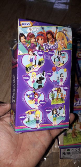 Lắp ráp 1 hộp Lego_Friends các nữ ca sĩ 9062 trọn bộ