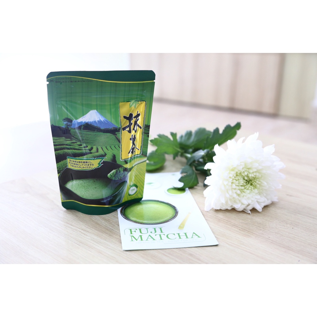 BỘT TRÀ XANH FUJI NHẬP KHẨU NHẬT BẢN 100GR ( CAM KẾT CHÍNH HÃNG) - NUNAM SHOP