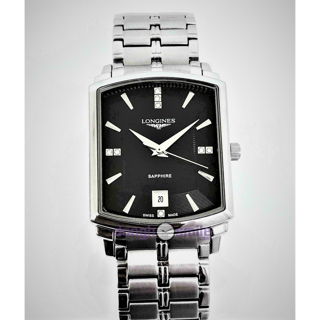 Đồng Hồ Nam Nữ LONNES YL2000 Mặt vuông Dây Kim Loại Sang Trọng chống nước,chống xước Bảo Hành 12 THÁNG