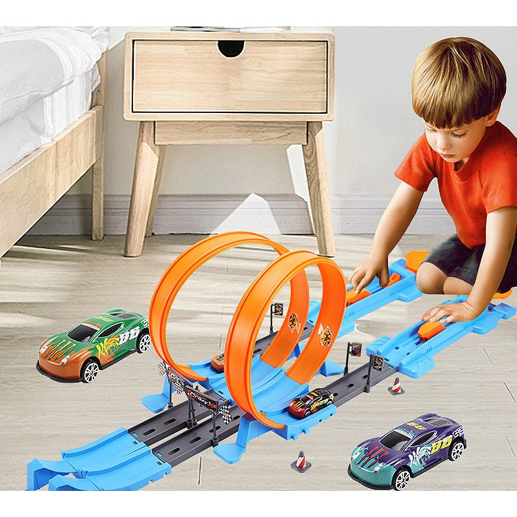 [SALE] Mô hình Đường đua hotwheels - đường đua siêu tốc độ cho trẻ Tư duy Giải trí MasterKids