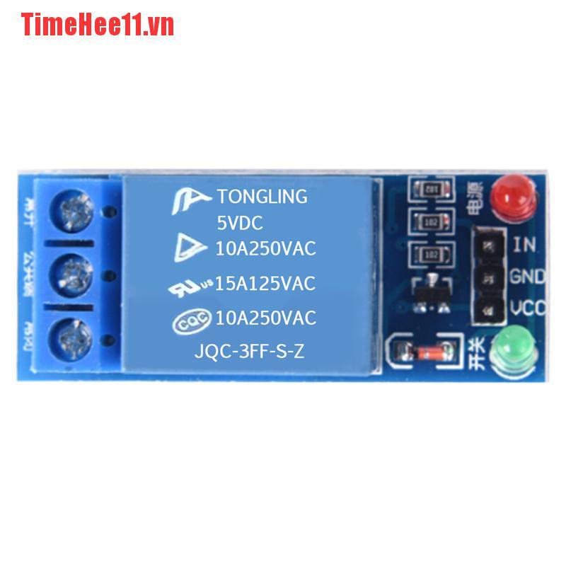 【TimeHee11】5V 1 Channel Relay Board Module Optocoupler LED For Arduino PIC AR