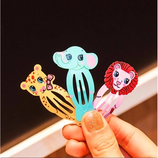 Vỉ 3 chiếc kẹp tách, Kẹp tóc cho bé hình thú kute rất dễ thương