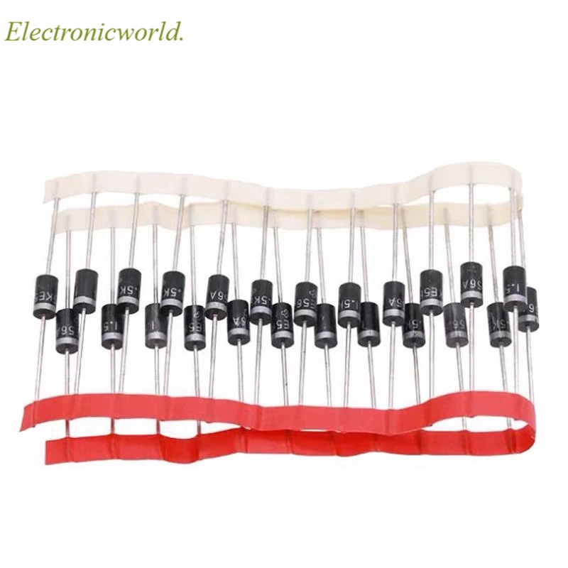 20 Chiếc TV Diode P6KE6.8A P6KE10A P6KE12A P6KE13A P6KE15A P6KE16A P6KE18A P6KE24A P6KE27A P6KE30A P