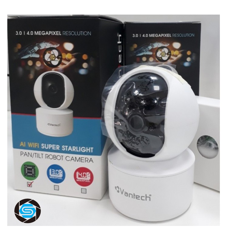 Camera Wifi 4.0MP Trong nhà Vantech 2010C - Đàm thoại 2 chiều - Xoay 360 - Vantech AI 2010C Hỗ trợ thẻ nhớ lên đến 128G