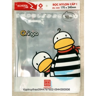 Bọc vở nilon - Bọc đề can ( set 10 chiếc )