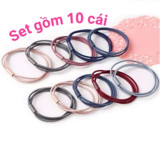 Set cột tóc gồm 10 cái bán lẻ giá sỉ