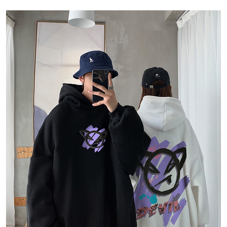 Áo hoodie có mũ trùm đầu tay dài thời trang cho nam