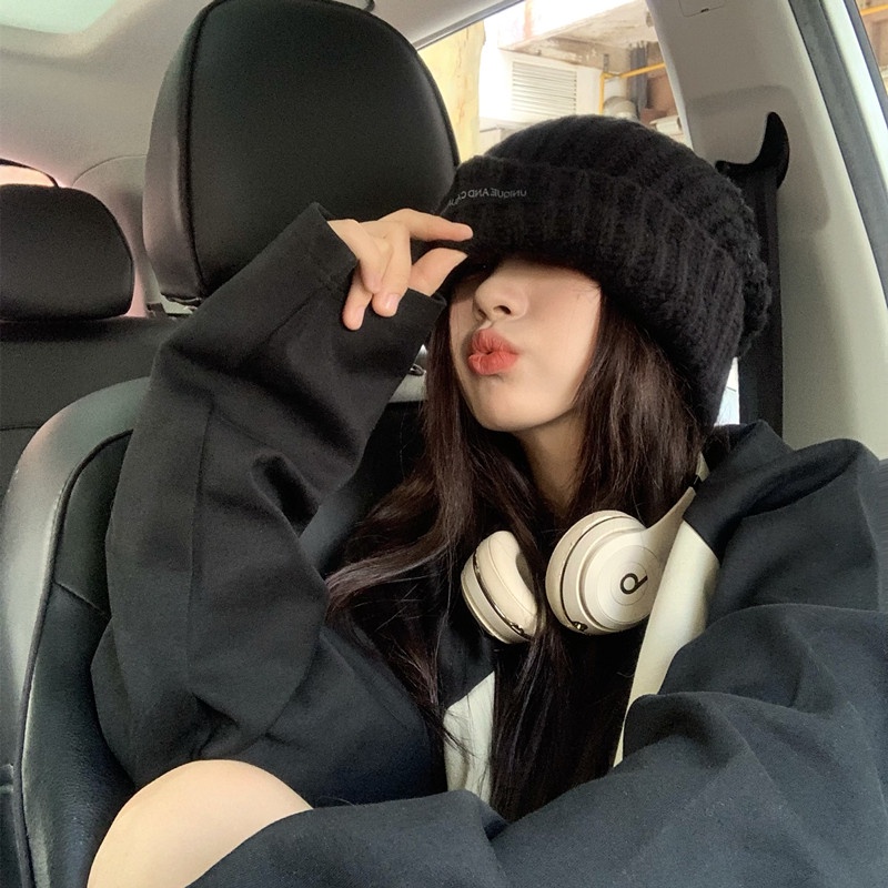 Mũ Len Rộng Vành Phong Cách Nhật Bản Thời Trang Mùa Đông 2022 Cho Nữ