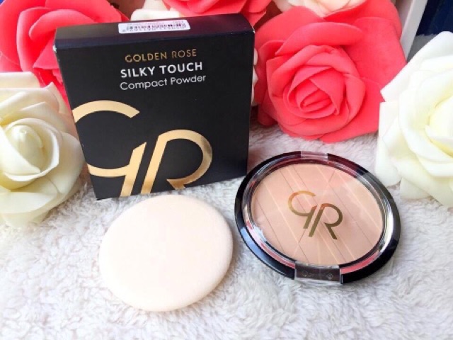 PHẤN PHỦ SIÊU MỊN GOLDEN ROSE SILKY TOUCH COMPACT POWDER