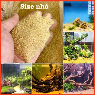 500Gr Cát Nắng Vàng Trải Nền Bể Cá, Bể Thủy Sinh, Biotop,..