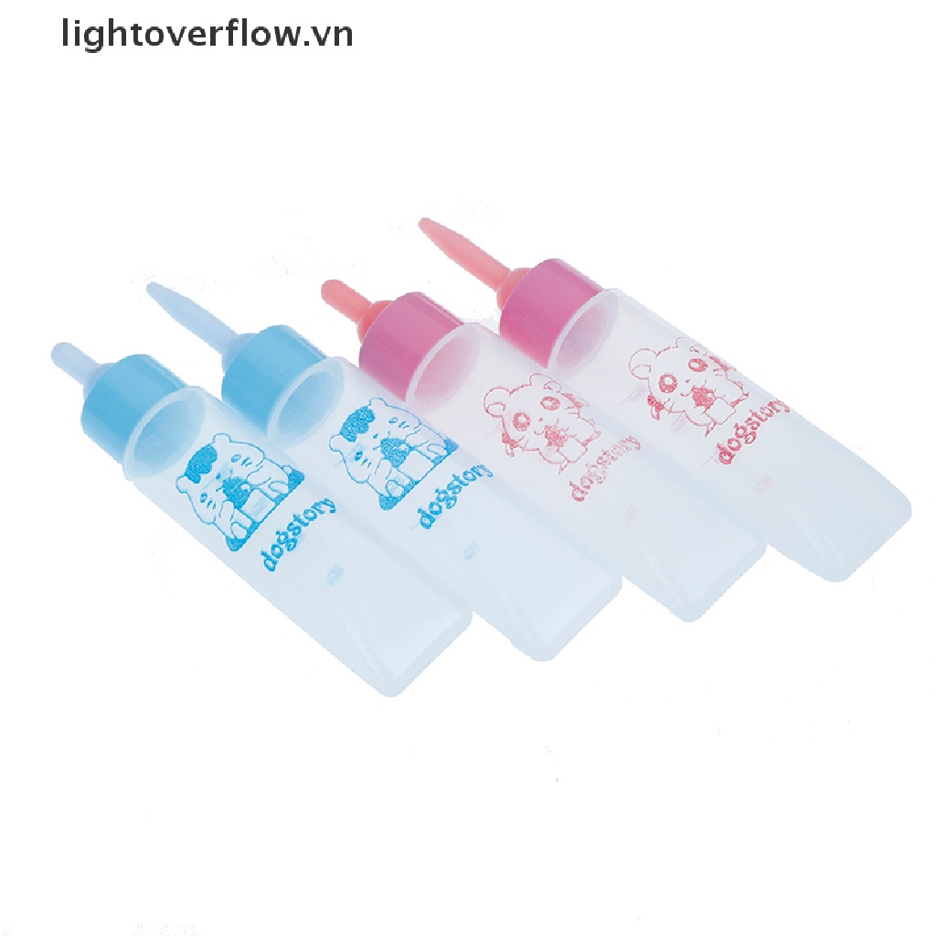 Bình Sữa Silicon 30ml Gắn Núm Ti Giả Nhỏ Cho Thú Cưng / Hamster / Mèo Cưng
