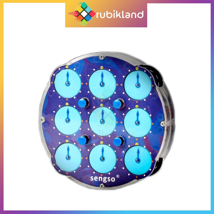 Rubik Đồng Hồ Rubic Biến Thể Clock ShengShou Magnetic Clock Có Nam Châm Đồ Chơi Trí Tuệ Trẻ Em