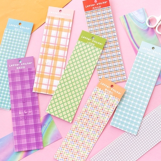 Bộ 2 tờ sticker lấp lánh trang trí nhật ký