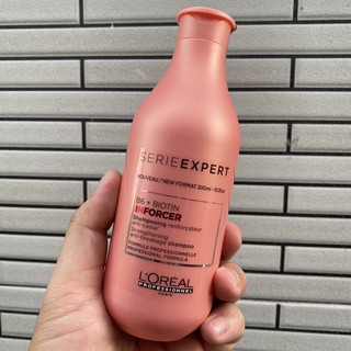 Dầu gội giúp tóc chắc khỏe và giảm đứt gãy L'Oreal Inforcer B6 + Biotin Shampoo 300ml