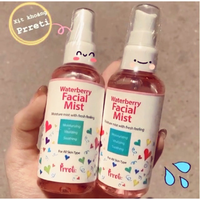 Xịt khoáng Prreti