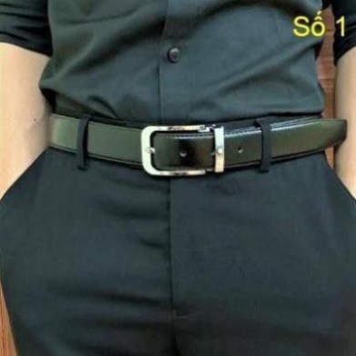 Thắt Lưng Da Nam MonBlanc Cao Cấp khoá kim fullbox-BH 01 năm