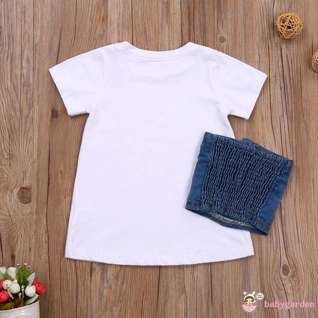 Đầm Ngắn Tay Có Túi Cho Bé Gái