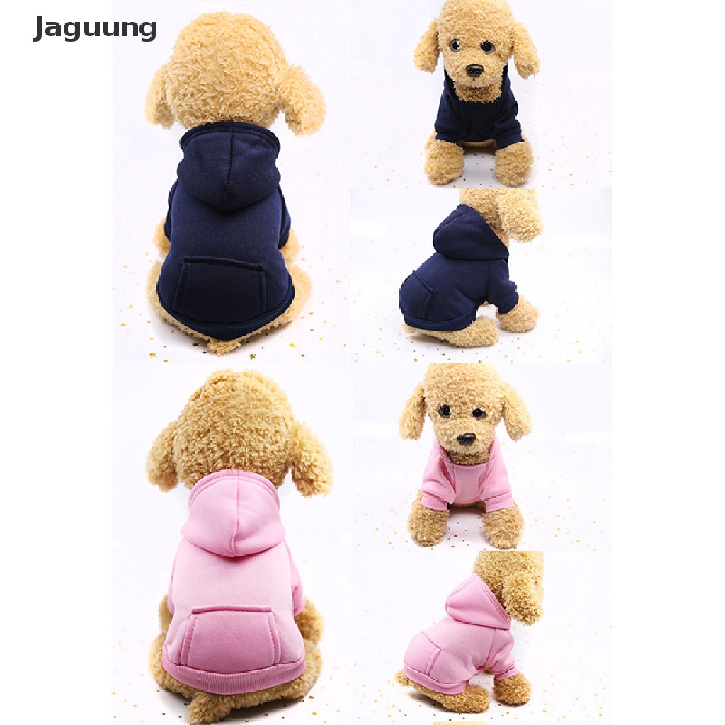 Áo hoodie vải lông cừu mềm màu trơn giữ ấm cho cún cưng chất lượng cao