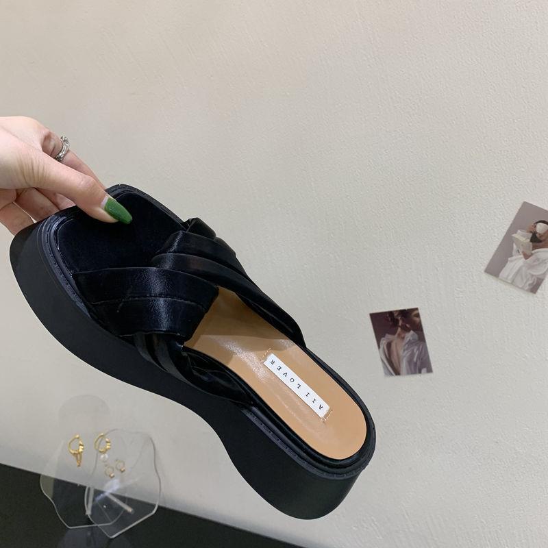 Dép Sandal Đế Dày Phong Cách Hàn Quốc Thời Trang Mùa Hè 2022 Dành Cho Nữ