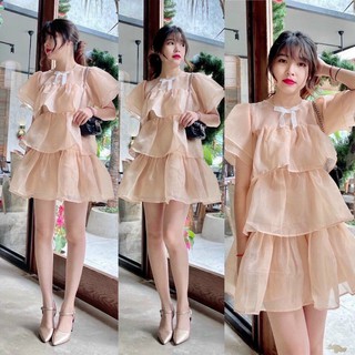 ĐẦM BABYDOLL PHỐI TẦNG (KÈM VIDEO HÌNH THẬT)