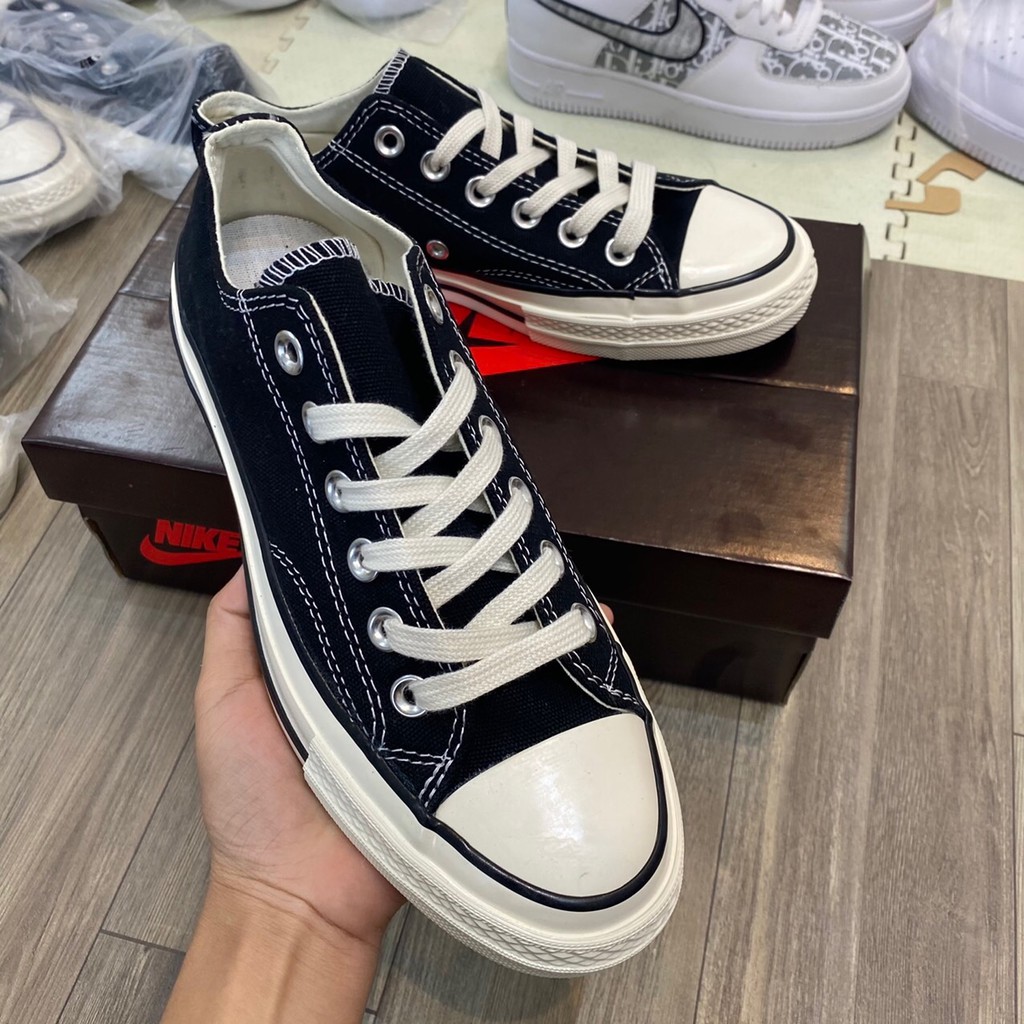 [Bản trung ] Giày sneaker 𝐂𝐎𝐍𝐕𝐄𝐑𝐒𝐄 1970s thấp cổ, giày cv 1970s đen low thấp cổ hàng 11 full box bill | BigBuy360 - bigbuy360.vn