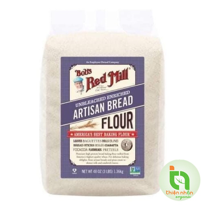 Bột làm bánh mì Artisan Bob's Red Mill 1.36kg &amp; 2.27kg - Artisan Bread Flour