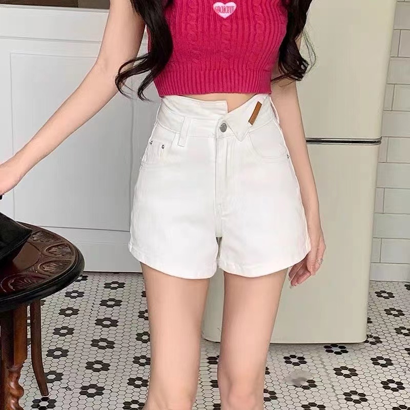 Quần Short Nữ Lưng Cao Thời Trang Hàn Quốc