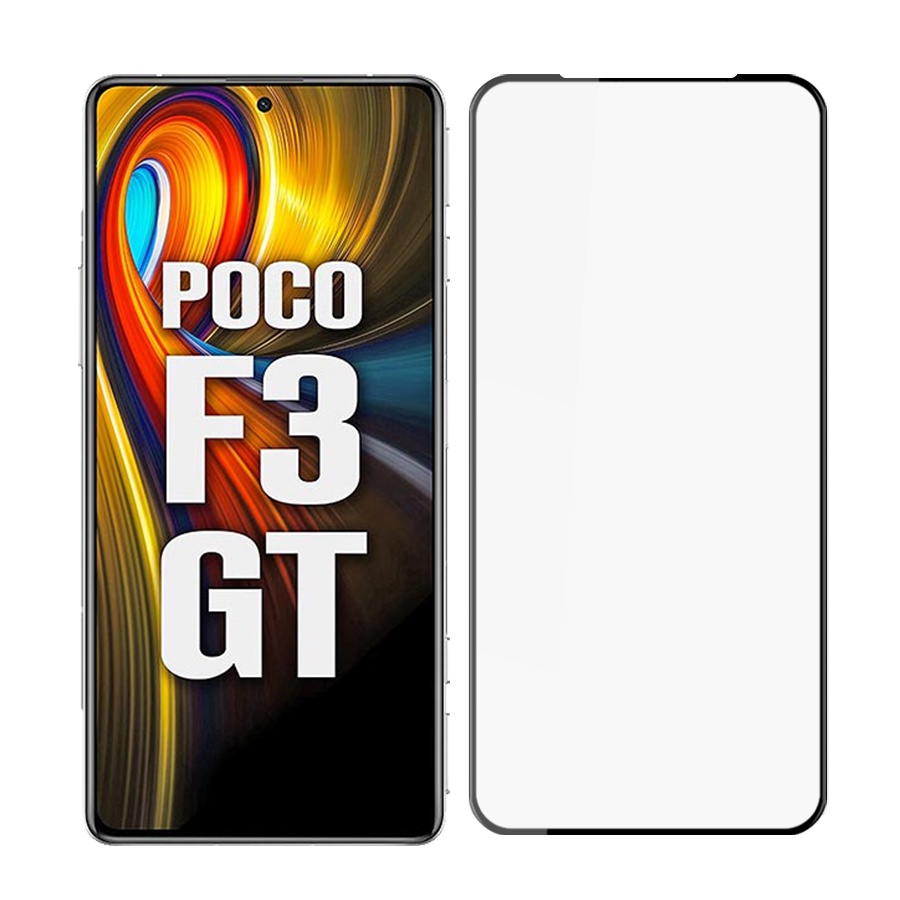Cường Lực Xiaomi Poco X3 GT NFC F3 M3 F2 Pro 5G Viền Mỏng Full Màn Full Keo Chống Nước Chống Xước Handtown