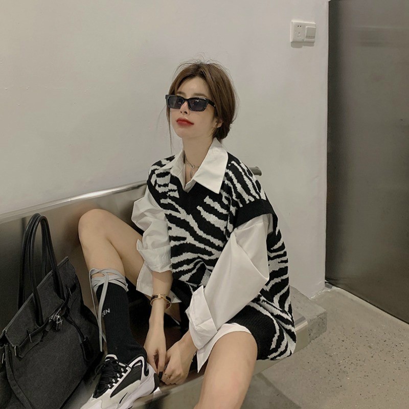 Áo Gile Zebra Loang Ngựa Vằn Unisex Nam Nữ Hot Trend - VIETCEN