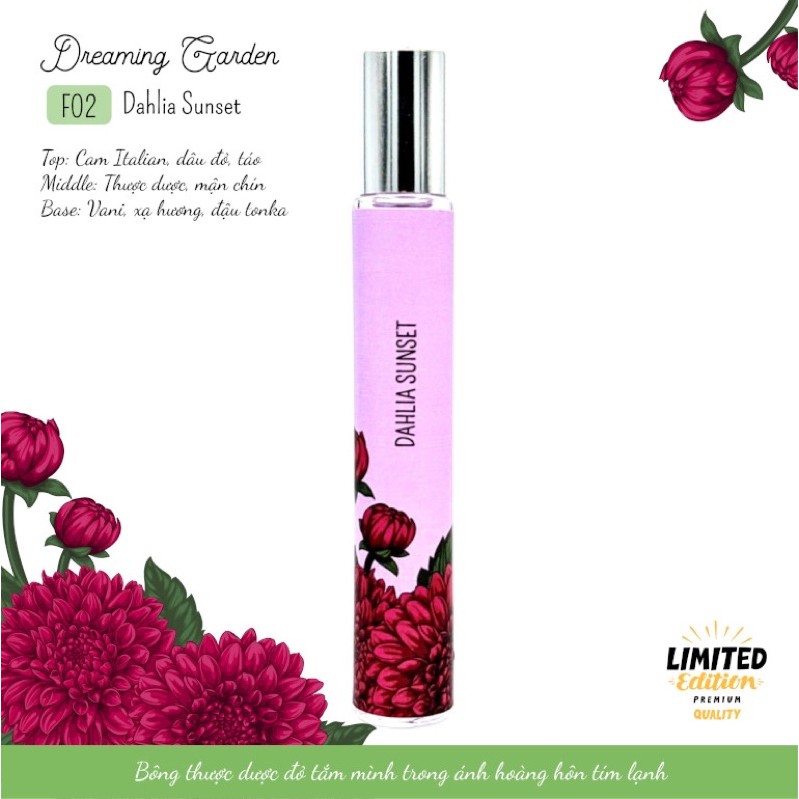 DAHLIA SUNSET Tinh Dầu Nước Hoa Cao Cấp Jayden Boutique