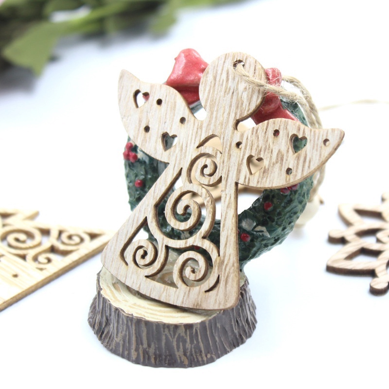 Bộ 6 Phụ Kiện Trang Trí Cây Thông Giáng Sinh