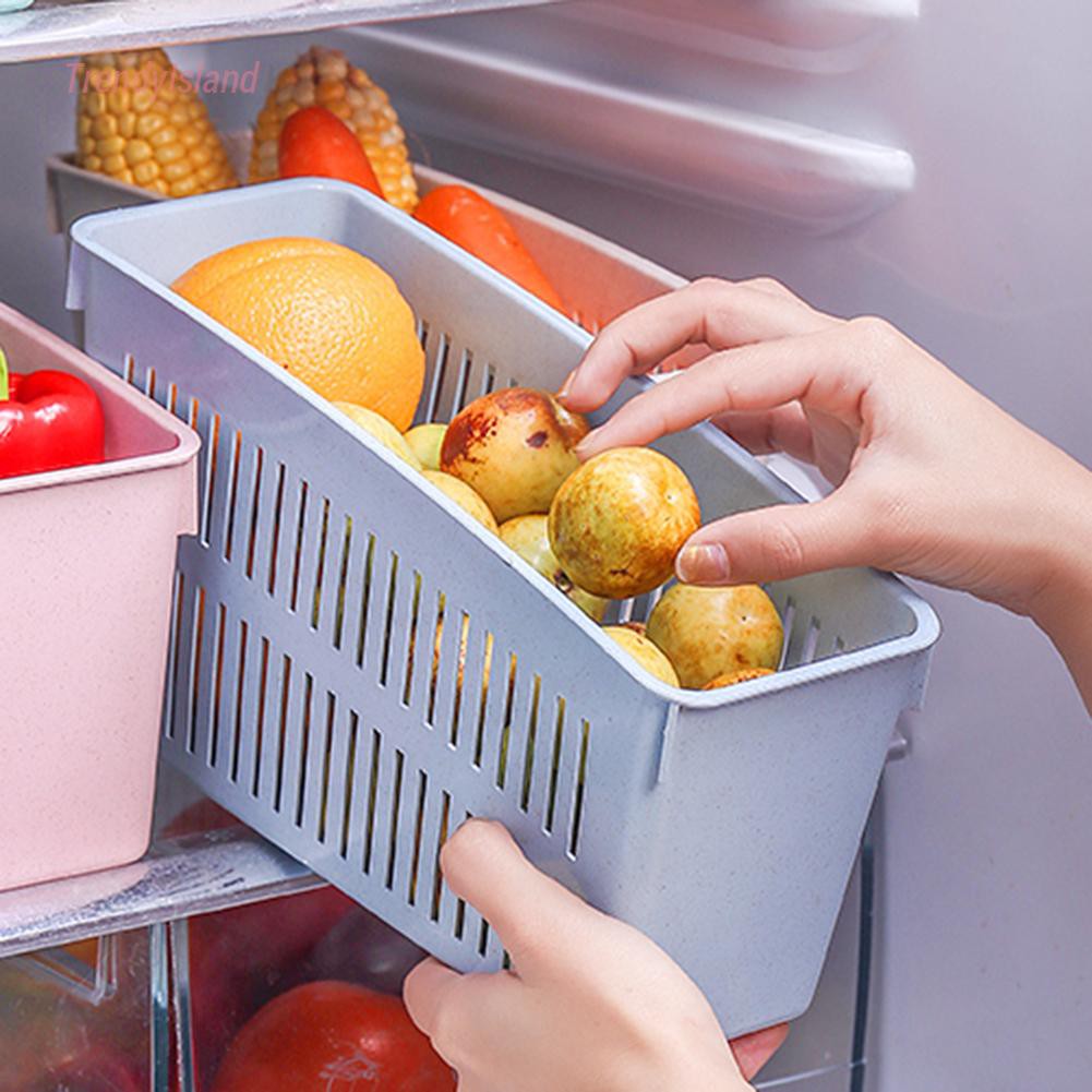Phụ kiện hộp và ngăn kéo để đựng rau củ chai nước gắn trong tủ lạnh nhà bếp tiện dụng