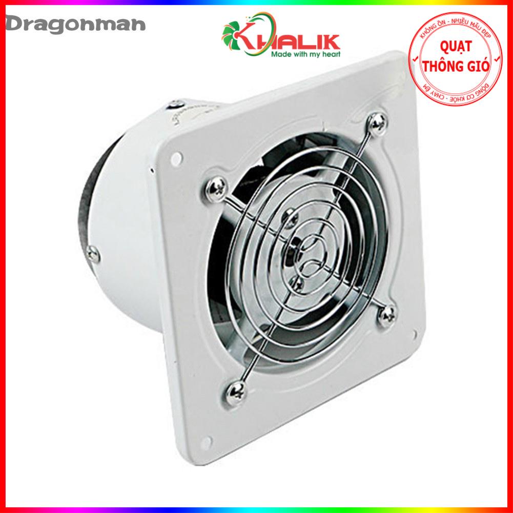 💎Tổng kho KHALIK💎 Quạt thông gió gắn tường mặt vuông nhỏ gọn tốc độ cao 4inch 20w tiện dụng cho nhà tắm nhà bếp