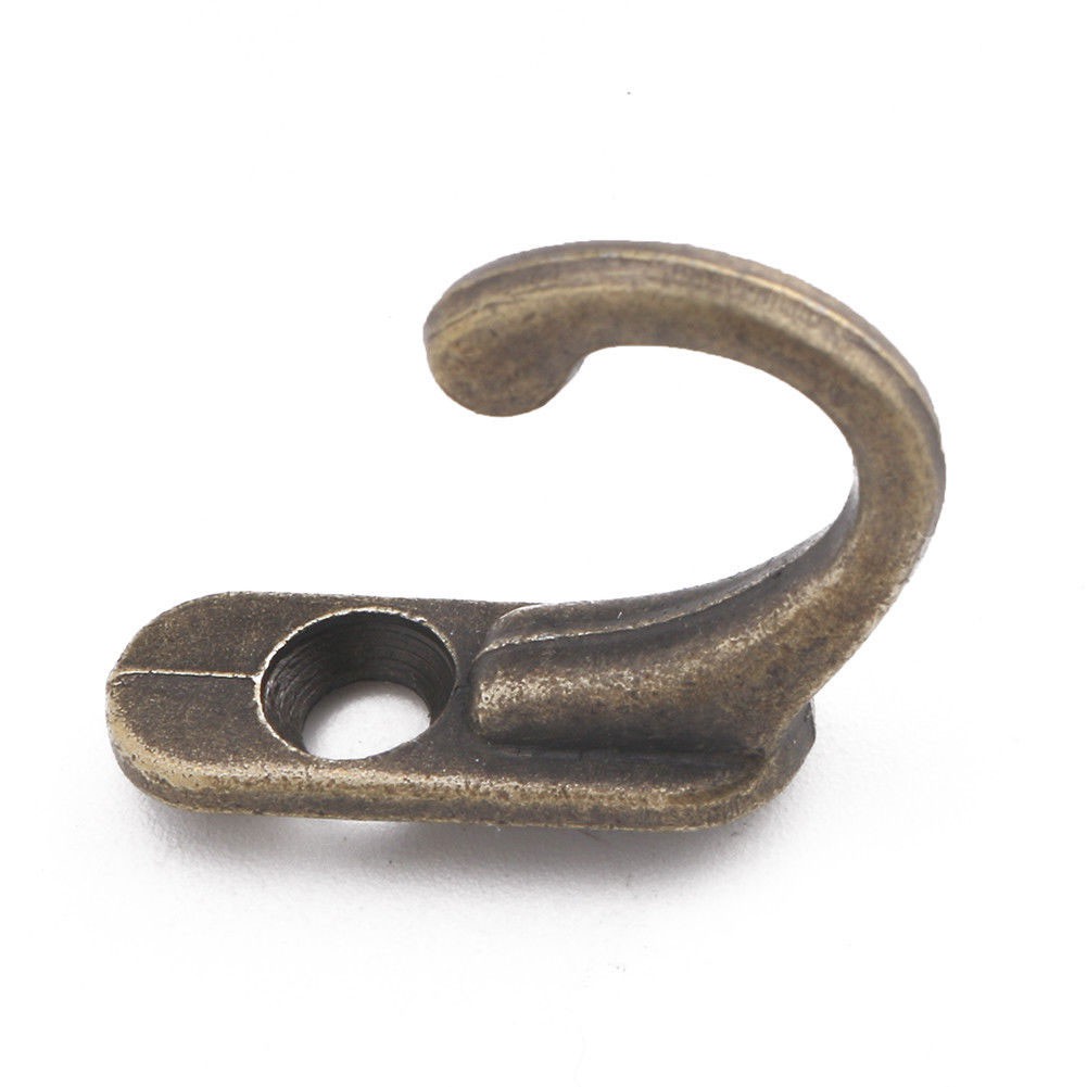 Set 10 móc treo đồ bằng hợp kim kẽm gắn tường tiện lợi