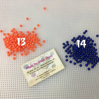 Hạt cườm - ngọc trai trang trí - túi 100g