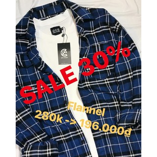 FLANNEL XANH BIS - XANH BIS