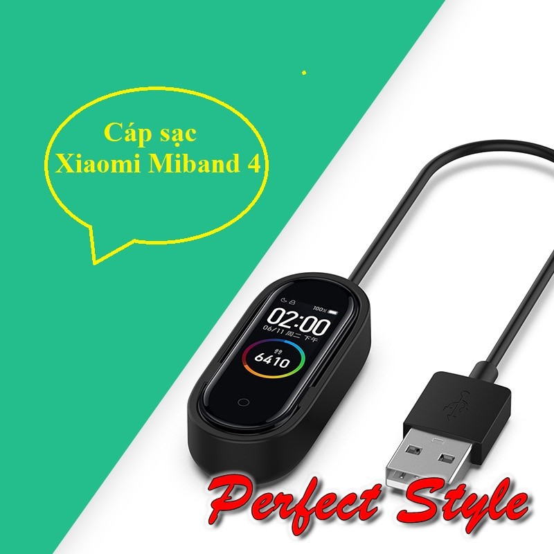 Dây sạc thay thế Xiaomi Miband 4 - Cáp sạc Miband 4 Mijobs