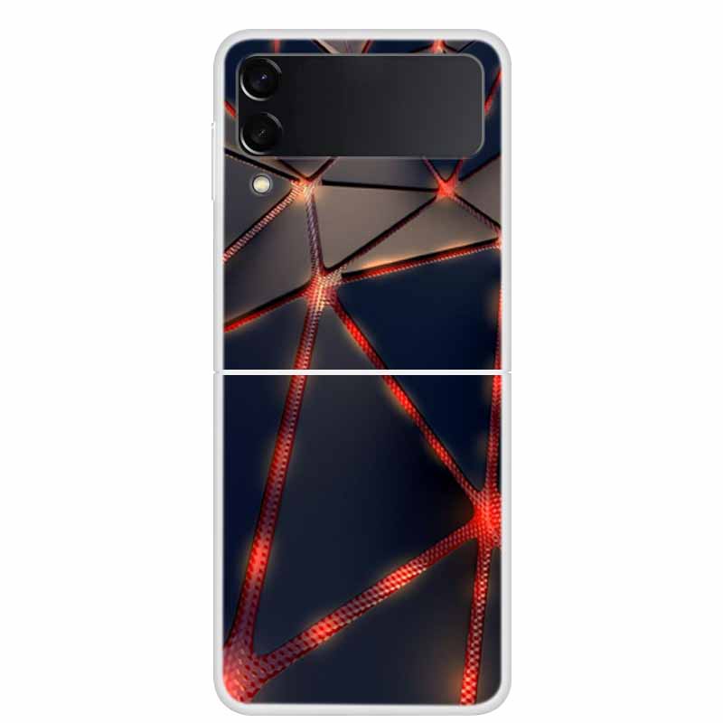 Ốp Điện Thoại Dẻo Họa Tiết Hoạt Hình Sư Tử/ Hổ Thời Trang Cho Samsung Galaxy Z Flip 3