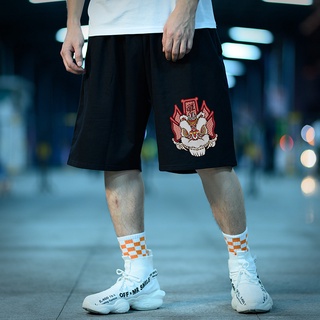 [M-3xl] Quần short thời trang nam Spot Hip Hop In Quần short dây rút Quần bóng rổ Quần thường ngày Nam Bé trai Quần rộng Seluar Pendek Lelaki