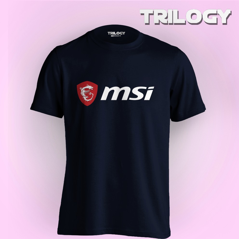 Áo Thun In Hình Logo Game Msi Cá Tính Hợp Thời Trang