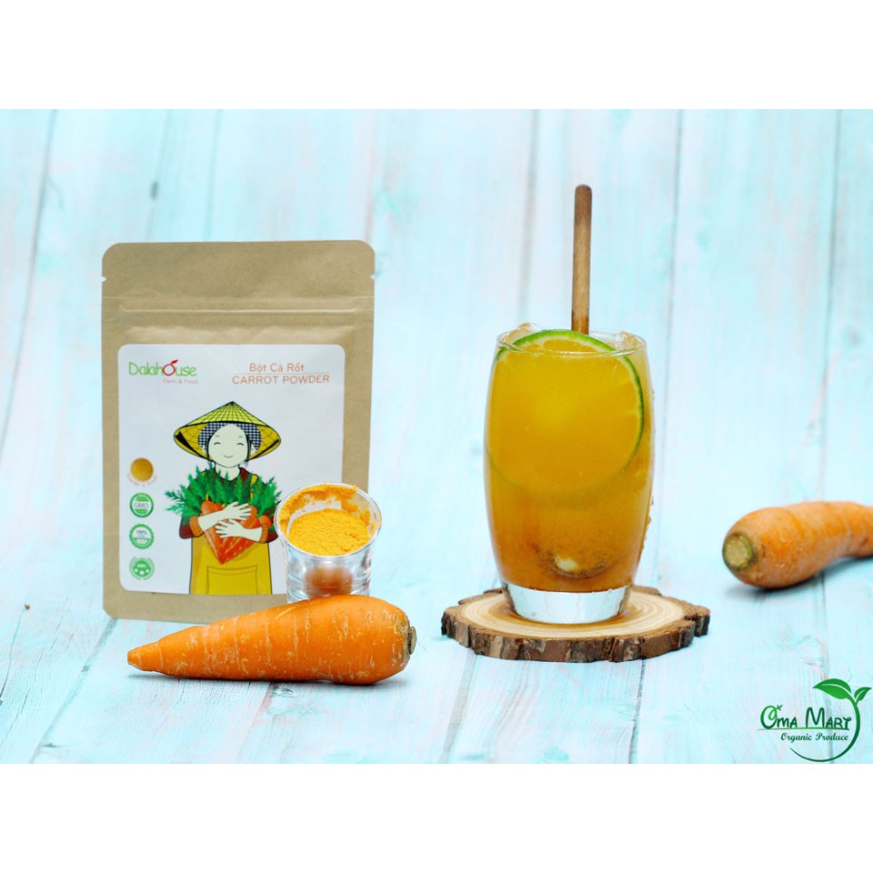 [Dalahouse] Bột cà rốt gói 50gr