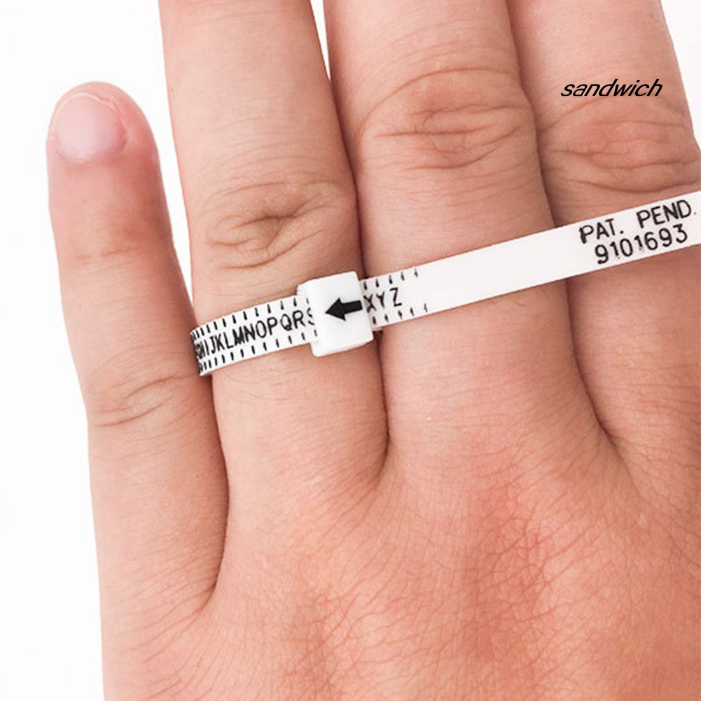 Thước Đo Kích Thước Nhẫn Bằng Nhựa Tiện Dụng