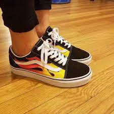 giày vans lửa