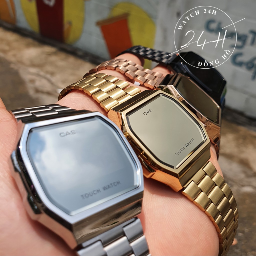 Đồng hồ nam, nữ Tráng gương LED cảm ứng cao cấp, dây thép sang trọng cho giới trẻ | BigBuy360 - bigbuy360.vn