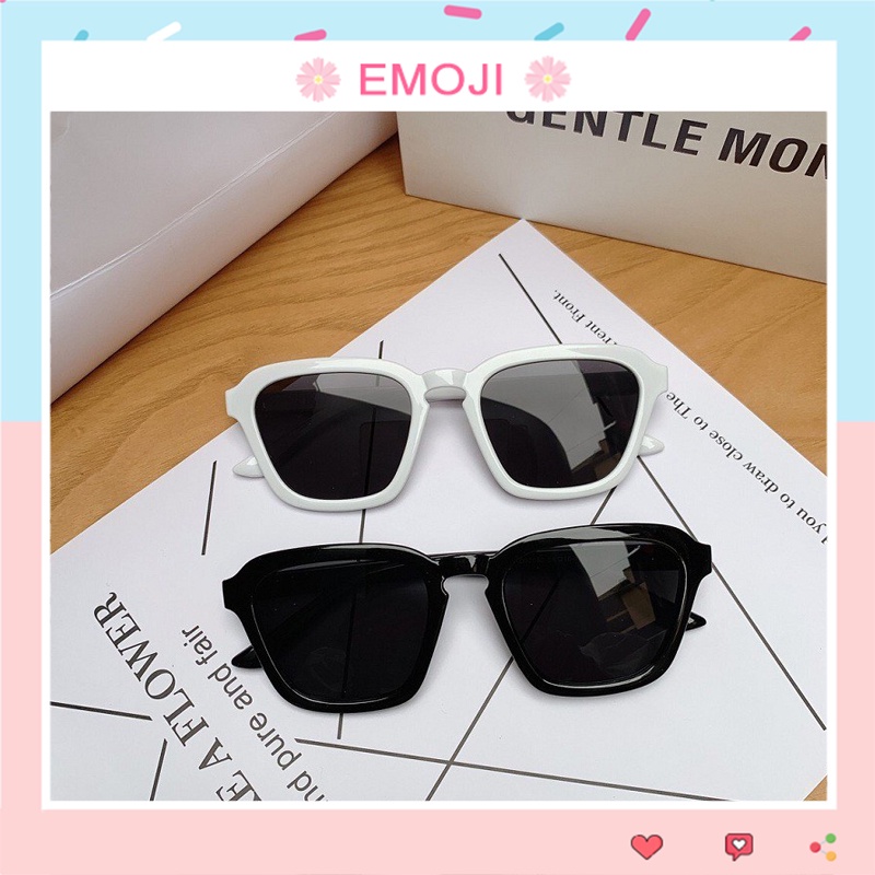 Kính mát nữ chống tia UV thời trang phong cách Hàn Quốc cute giá rẻ hottrend EMOJI 211