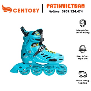 [8 BÁNH PHÁT SÁNG] Giày Patin Trẻ Em Cao Cấp Cougar MZS 313 Tặng kèm túi đựng giày chuyên dụng, giày patin chuyên dụng