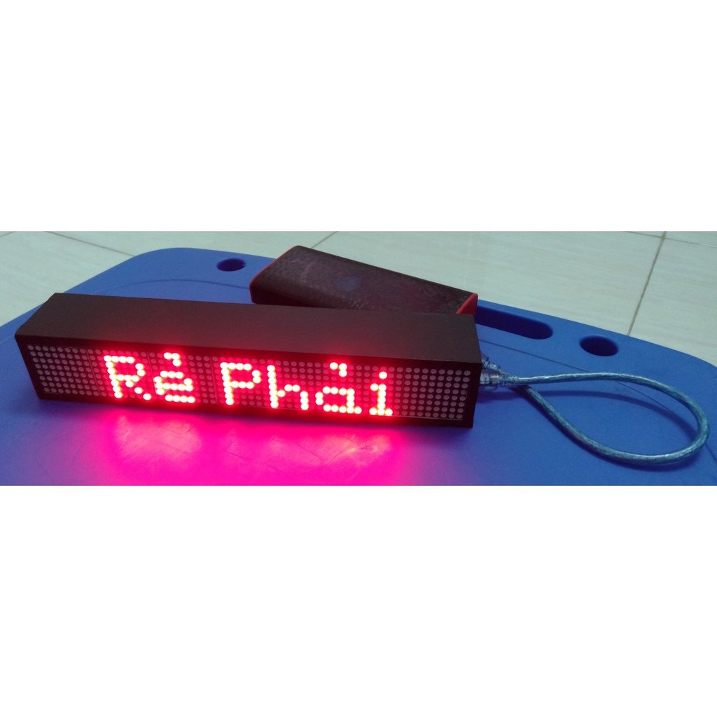 Smart led - Bảng đèn thông tin cho xe ô tô kiêm bảng số điện thoại- Báo hiệu xin nhan và nguy hiểm- Chạy chữ quảng cáo.