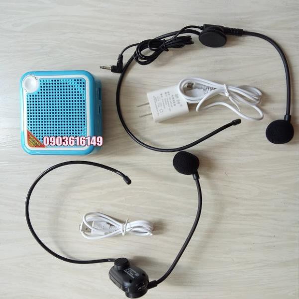 SIÊU RẺ-Máy trợ giảng 2 micro không dây + có dây sóng UHF - Callvi - hàng nhập khẩu